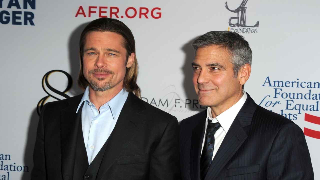 Brad Pitt e George Clooney