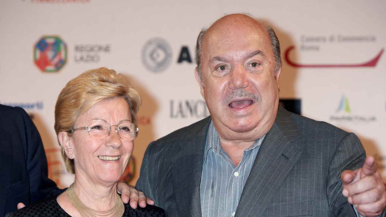 Lino Banfi e la moglie Lucia Lagrasta